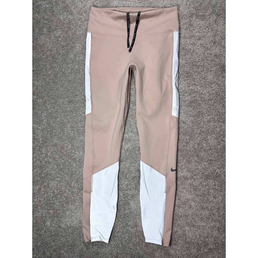 Nike Running‎ Division Dri-FIT Leggings Womens Medium Pink Silver CV2253-269
